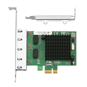 Carte LAN serveur I350-T4 Quad Port 1GbE PCIe X1 avec prise en charge SR-IOV et VMDq I350-T4 - Product Image 1