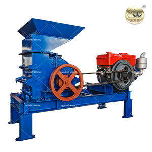 JXSC Jinshibao Good Price Small Scale Gold Mining Crusher Diesel Hammer Mill - Product Image 1
