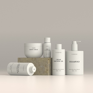 Thân Thiện Với Môi Màu Xanh Lá Cây HDPE 200Ml 300Ml 400Ml 500Ml Mềm Mỹ Phẩm Bao Bì Kem Dưỡng Da Nhựa Bóp Chai Dầu Gội Đầu Với Bơm - Product Image 5