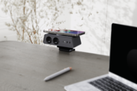 Hub de charge intelligent moderne OMNI, chargeur sans fil magnétique, pince de table, multiprise 2 prises 65W, prise de table à charge rapide