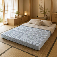 Surmatelas ergonomique 7 zones, ajustement de la courbe corporelle, soin de la colonne vertébrale, respirant et frais, mousse anti-affaissement