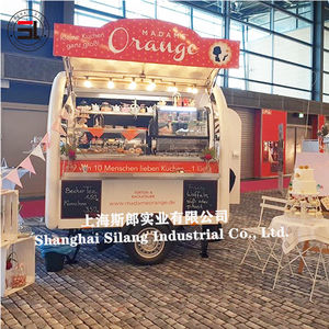 SILANG Mobility <span class=keywords><strong>Gourmet</strong></span> Hamburguesa Pollo frito Comida frita Waffle burrito Remolque de concesión de calle con todas las funciones - Product Image 6