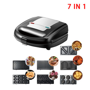 เครื่องทำอาหารเช้า เครื่องทำแซนวิช เครื่องทำวาฟเฟิล เครื่องทำโดนัท เตาไฟฟ้าอเนกประสงค์ รุ่น B907 - Product Image 2