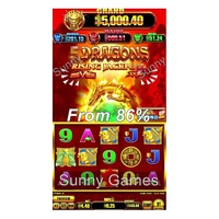 Dragons Rising JP Skill Games Skill Preview Vertical Taiwan Arc Red Game Board Coin Operated PCB 4 Arcade Game Amusement Machine