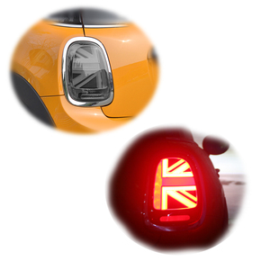 Feux arrière LED Union Jack 3D optiques OEM à lentille fumée/rouge pour <span class=keywords><strong>Mini</strong></span> Cooper F55 F56 2014 2015 2016 2018 - Product Image 5