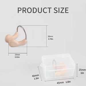Pinza Nasal de Silicona <span class=keywords><strong>para</strong></span> Natación, Pinza Nasal de Competición y Entrenamiento, Pinza Nasal Antideslizante con Alambre de Acero - Product Image 5
