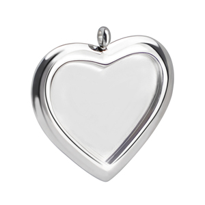 <span class=keywords><strong>Pendentif</strong></span> cadre <span class=keywords><strong>photo</strong></span> <span class=keywords><strong>coeur</strong></span> personnalisé en acier inoxydable pour collier - Product Image 1