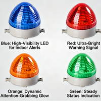 Mini-clignotant LED LTE3072 (12V/24V/220V) avec éclairage clignotant et constant