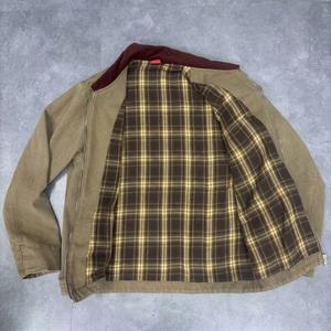 Jaqueta Casual Masculina Vintage de Alta Qualidade com Caimento Solto, Estilo <span class=keywords><strong>Streetwear</strong></span>, Bordada, Forrada, com Zíper e Gola Dobrável em Lona - Product Image 4