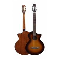 WaveGarden CS-2E 39" Crossover Nylon String Acoustic-Electric Classical Guitar
