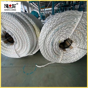Corde en PP blanc 6mm 10mm 14mm 16mm corde en plastique torsadée polypropylène 3 brins cordes pour l'agriculture emballage flottant pêche - Product Image 5