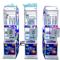 Mini machine à griffes à monnayeur pour peluches, bonbons et jeux vidéo, pour salles de jeux, en espagnol et japonais
