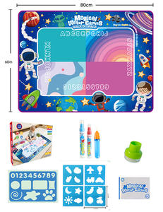 80 60 حصيرة خربش الماء السحرية هدايا عيد الميلاد للأطفال حصيرة رسم خربش الكتابة - Product Image 3