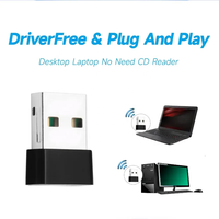 Adaptateur Wifi USB 2.0 Mini USB Wi-Fi 6 802.11ax 300 Mbps Dongle Wifi AX300 Carte Réseau Sans Fil