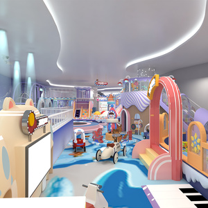 อุปกรณ์สนามเด็กเล่นในร่มเชิงพาณิชย์สำหรับเด็กก่อนวัยเรียน เน้นความปลอดภัยและความสนุกสนาน - Product Image 5