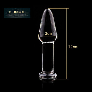 大人のセックスのためのクリスタルガラス女性ディルドガラスgスポットアナルプラグの8個セット - Product Image 2
