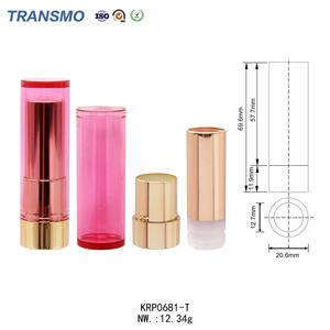 Tubo Vacío para Brillo Labial con Tapa, Tubo Redondo de Plástico para Bálsamo Labial, Envase para Brillo Labial, Venta al por Mayor - Product Image 2