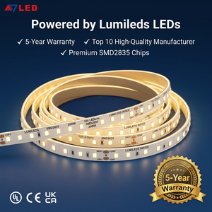 ไฟแถบ LED พรีเมียม 60LEDs/เมตร 24V SMD 2835 UKCA CE UL แบบยืดหยุ่น พร้อมรับประกัน 5 ปี สำหรับป้าย - Product Image 1