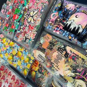 Envolturas para Tazas MINYANG PET UV DTF de China con Impresión por Transferencia de Agua, Calcomanías Impermeables para Vasos de Navidad - Product Image 2