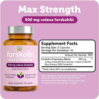 Capsules de gestion du poids à base d'extrait naturel de Coleus Forskohlii (OEM/ODM) : favorisent le métabolisme et l'énergie