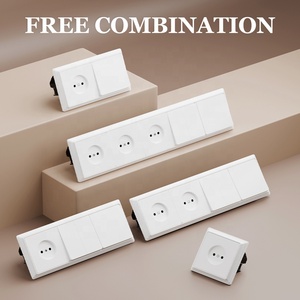 Interruptor de luz de pared de diseño de lujo estándar de la UE 90*90 1 <span class=keywords><strong>Gang</strong></span> 1 <span class=keywords><strong>Way</strong></span> 2 <span class=keywords><strong>Way</strong></span> <span class=keywords><strong>3</strong></span> <span class=keywords><strong>Way</strong></span> Reinicio Timbre Interruptor de botón eléctrico - Product Image 6