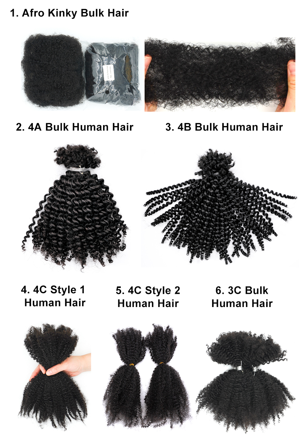 [KAMA Locs] Short Human Hair Dreadlocks Extensions for Men/Women Loc Cheveux Humains Micro Locs Extension Human Hair Detail Section 2