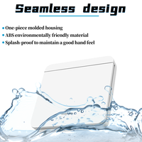 Haute qualité sans fil universel 433MHZ canal unique contrôle mural sans fil led lumière ev1527 puce porte télécommande