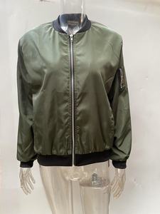 Abrigo de Mujer 2026, Color Sólido, Moda Europea y Americana, Chaqueta Exterior con Cierre - Product Image 3