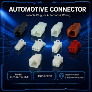 Conector Automotriz Macho y Hembra 6030-2981 6040-2111/7061A-2.8-21 de 2/3/4/6/9 Pines, 2.8mm, en Material PP, ABS, PA6, PA66, Conector de Terminal - Product Image 1