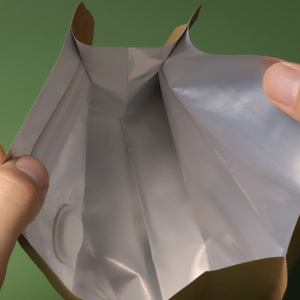 Tùy chỉnh in nhôm lá Cà Phê Gói Túi Túi 250g 500g 1kg 12oz nhiệt niêm phong cấp thực phẩm giấy bên miếng vải hình tam giác không có van - Product Image 6