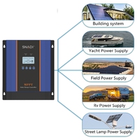 SNADI 100A 60A 50A 40A 30A 12V 24V 48V 96V 192V 384V Système solaire hors réseau Charge de batterie Rs485 MPPT Contrôleur de charge solaire