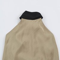 Robe en satin à nœud personnalisée pour femme 2026, élégante robe midi, vente en gros d'usine chinoise OEM et ODM, robes décontractées vintage