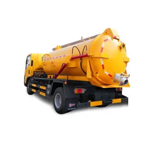 5000 liters isuz-u Vacuum Sewage Suction Tanker Suction Sewage Truck for Sludge Sewage