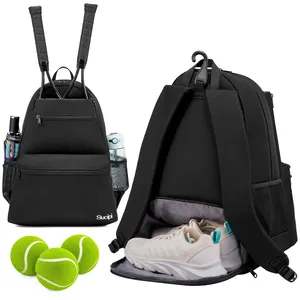 Hot Sale Custom Tennis Tasche Schläger Rucksack Mochi las mit belüfteten Schuhen Fach Professional Tennis Rucksack Männer & Frauen