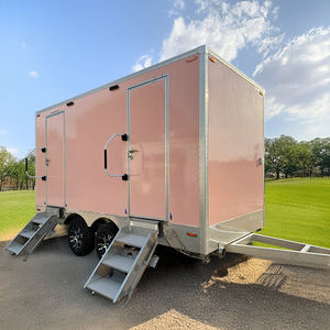 Vendita diretta della fabbrica portatile in acciaio Mobile wc rimorchio stile di Design cinese per il bagno contenitore rimorchi per bagno - Product Image 6