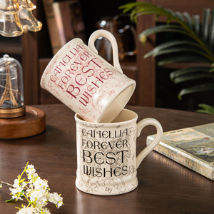 Tasse en céramique artisanale de luxe léger, 380 ml (12 oz), idéale pour les événements, cadeaux du Nouvel An, tasse à expresso, vente directe usine - Product Image 6