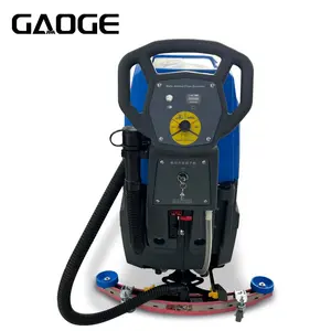 Gaoge Factory F530 Industrial Rechargeable Tiles Epoxy Floor Washing Machine 530/780MM 55/60L Hand Push Floor Cleaning Scrubber
