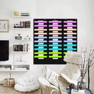 Organizador de carpetas colgantes, 30 bolsillos, montaje en pared, almacenamiento de documentos de oficina detrás de puertas, tipo gancho rectangular - Product Image 6