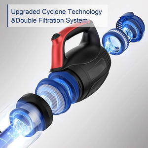 Aspirateur sec cyclonique sans sac puissant de 500 W, portable, pour usage domestique - Product Image 4