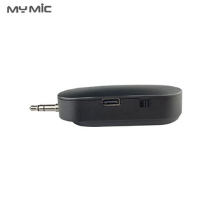 Fone de ouvido portátil com microfone sem fio, microfone duplo profissional para câmera e laptop, compatível com 2.4G, com microfone e condensador, My <span class=keywords><strong>MIC</strong></span> SI02 - Product Image 5