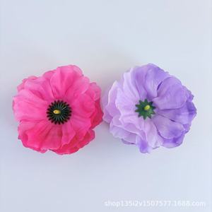 Fleurs artificielles Qiye, tête de pivoine en plastique et soie, décoration de mariage, décoration de la maison, arrangement floral pour la Saint-Valentin - Product Image 4