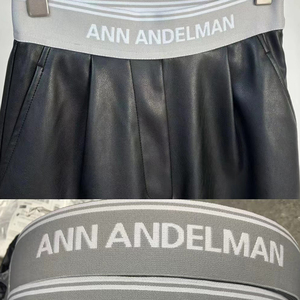 Căng cao Giả nylon dày đặc Ribbon dập nổi Jacquard vải đàn hồi panty Túi dây đeo xương cá sọc Nhà Phụ kiện - Product Image 2