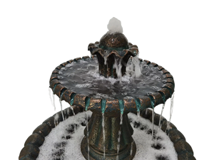 Fontaine d'eau classique décorative de jardin - Product Image 4