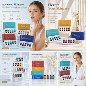 Professional Sanendi Facial Ampoule Vitamin C PDRN Glutathione Lift & Firming Brightening Calming Anti Aging Skin Care <b>Serum</b> - Product Image 6