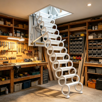 Escalier de grenier motorisé escamotable sans couture pour maison