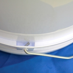 Seaux en plastique de 5 gallons Seaux en plastique transparent de 20L avec couvercles et poignées Seau de stockage en plastique pour le stockage des aliments - Product Image 6