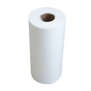 Rouleaux de tissu non tissé spunbonded en acide polylactique 100 % biodégradable Esun, écologiques, blancs, jaunes, respirants, unis, en <span class=keywords><strong>bambou</strong></span> - Product Image 1