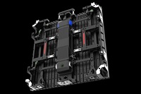 Écran LED d'affichage portable d'intérieur, sans soudure, à assembler, location, écran géant pour scène, fond vidéo LED pour événements, toile de fond