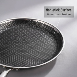 Sartén para Pizza de Acero Inoxidable 304 de Triple Capa, Duradera, Resistente al Agua, Grabada por Ambos Lados, de 30 cm, para Cocinar a Diario - Product Image 2