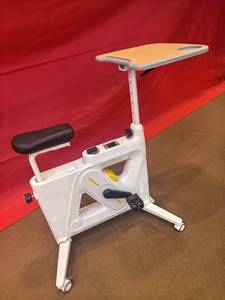 2025 có thể điều chỉnh chiều cao đứng bàn tập thể dục xe đạp, được xây dựng trong máy tính bảng chủ, Trọng lượng nhẹ văn phòng phẩm Máy tính xách tay bảng cho nhà văn phòng - Product Image 4